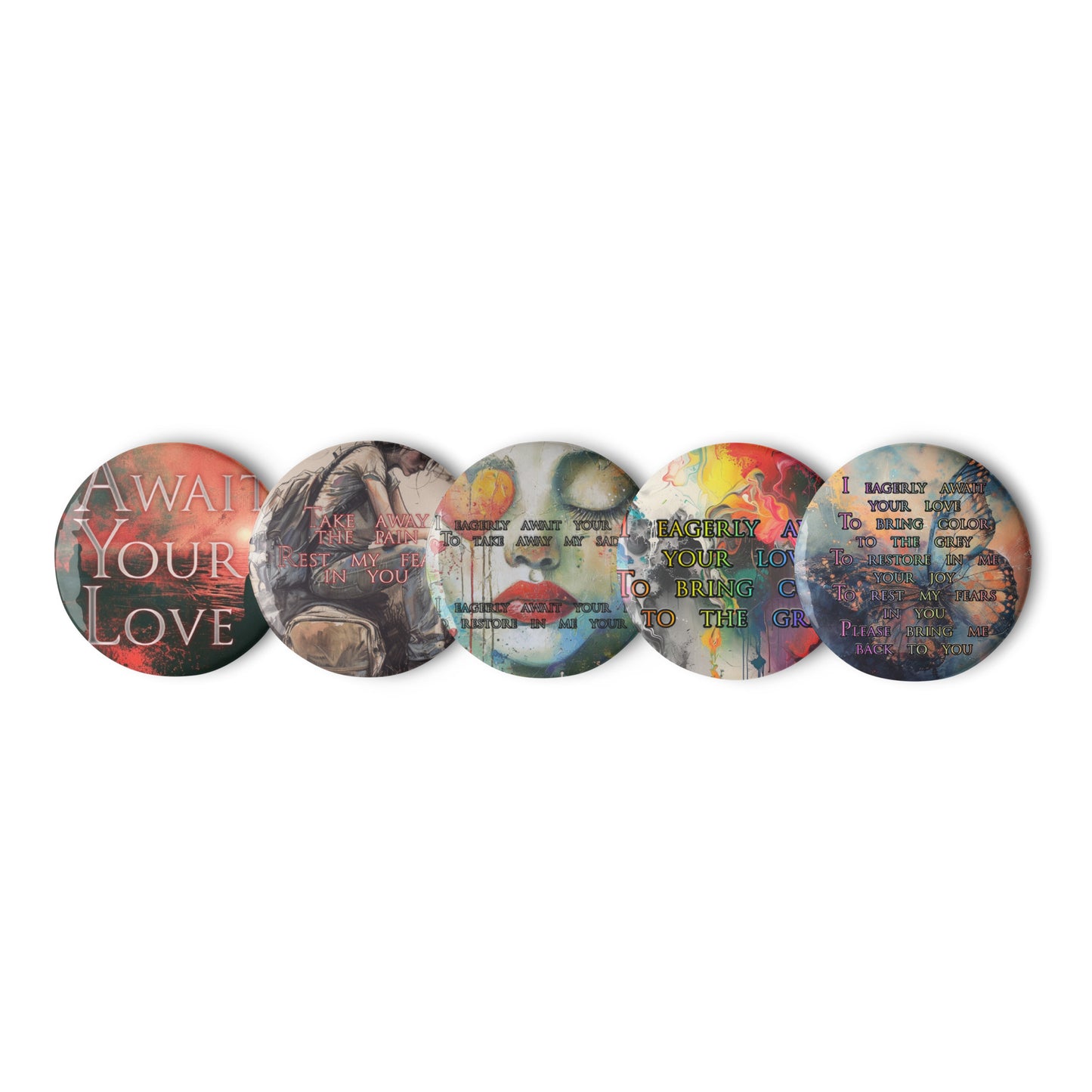 Await Your Love lyric buttons